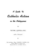 A guide to Catholic Action in the Philippines;