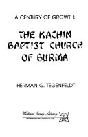A Historical perspective of the Baptist Church growth in Burma