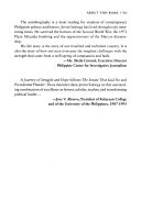 A journey of struggle & hope : the memoir of Jovito R. Salonga.