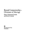 Beyond companionship : Christians in marriage