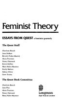Building feminist theory : essays from Quest.