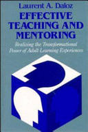 Effective teaching and mentoring