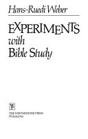 Experiments with Bible study