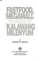 Fastfood. megamall at iba pang kwento sa pagsasara ng ikalawang milenyum