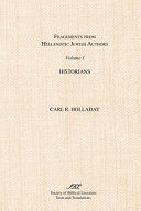 Fragments from Hellenistic Jewish authors