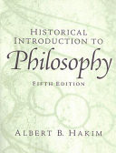 Historical introduction to philosophy