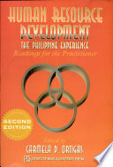 Human resource development : the Philippine experience : readings for the practitioner