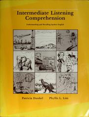 Intermediate listening comprehension : understanding and recalling spoken English
