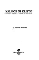 Kaloob ni Kristo : a Filipino Christian account of conscience