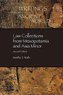 Law collections from Mesopotamia and Asia Minor