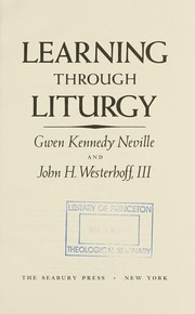 Learning through liturgy