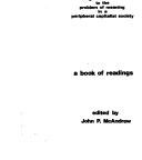 Monks, dreamers, preachers, and rebels : religious solutions to the problem of meaning in a peripheral capitalist society : a book of readings
