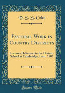 Pastoral work, a source book for ministers