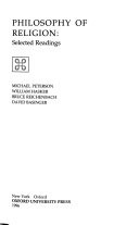 Philosophy of religion : selected readings