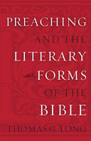 Preaching and the literary forms of the Bible