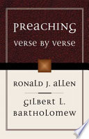 Preaching verse by verse