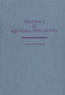 Readings in medieval philosophy