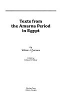 Texts from the Amarna period in Egypt
