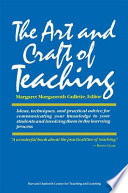 The Art and craft of teaching