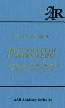 The concept of Glaubenslehre : Ernst Troeltsch and the theological heritage of Schleiermacher