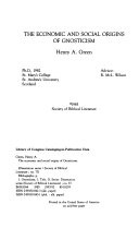 The economic and social origins of Gnosticism