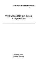 The meaning of ruaḥ at Qumran