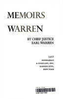 The Memoirs of Earl Warren