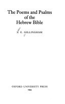 The poems and psalms of the Hebrew Bible