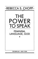 The power to speak : feminism, language, God