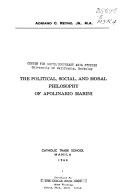 The Relevance of prophetic ethical and social concern in the Philippines today