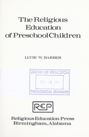 The religious education of preschool children