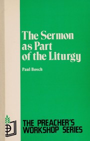 The sermon as part of the liturgy