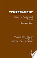 The Theory and practice of graphic therapy a study of temperament