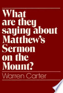 What are they saying about Matthew's Sermon on the mount?